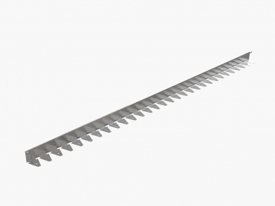 Металлический бордюр ZN 1200*50*45*1,5 компл.(усиленный, высота 5 см + заклепка)