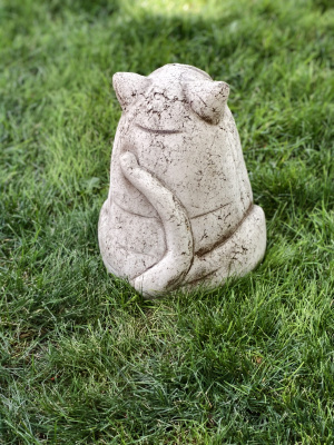 Кот из шамотной глины «Котяра-сибарит» | Фигурка от Элис